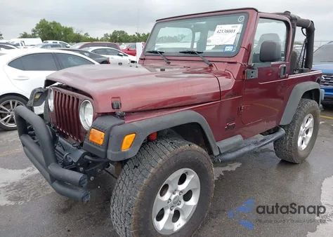 2003 Jeep Wrangler Sport from USA, damaged, VIN 1J4FA49S63P324904